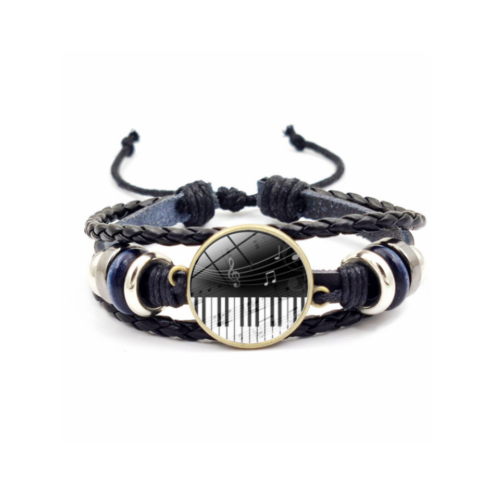 Fashion Musical Piano Keyboard Notes Bracelet