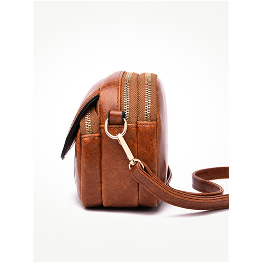 Flap Patchwork Utility Mini Crossbody Bag