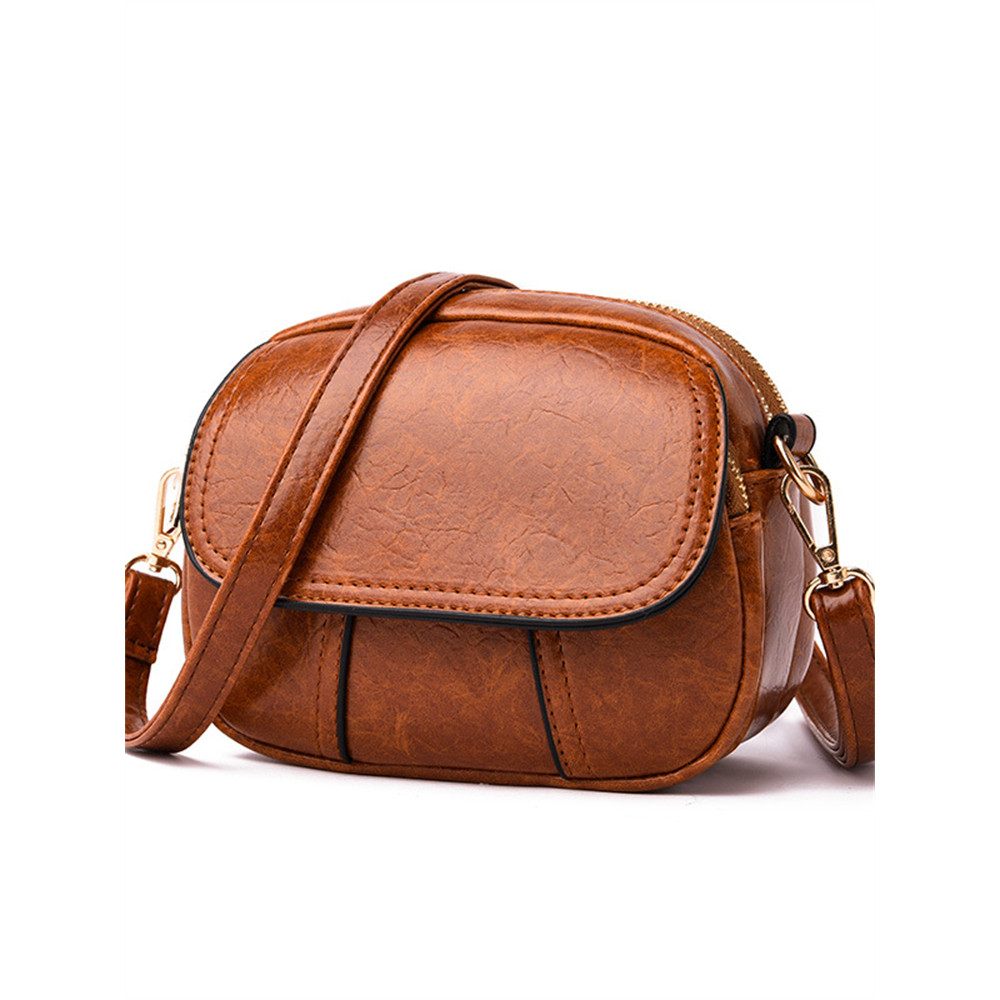 Flap Patchwork Utility Mini Crossbody Bag
