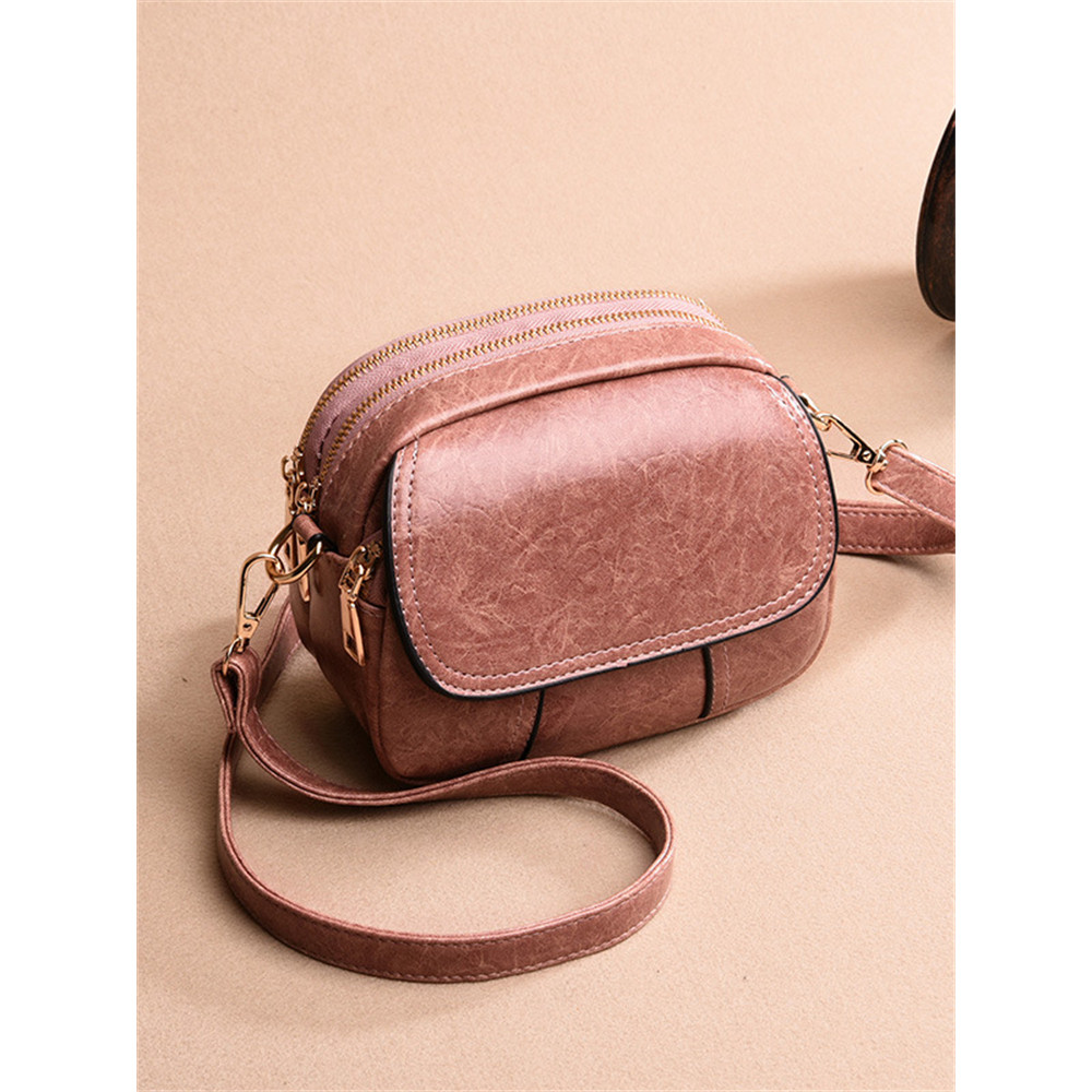 Flap Patchwork Utility Mini Crossbody Bag