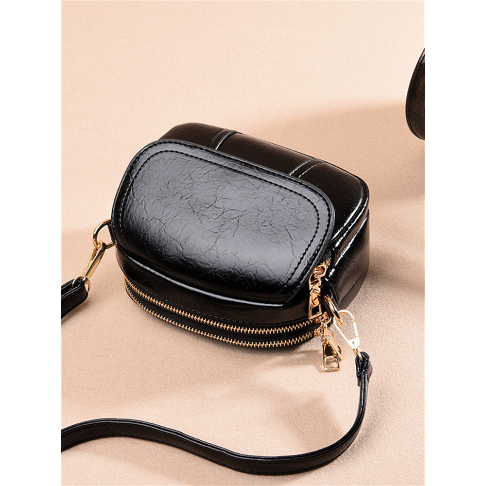 Flap Patchwork Utility Mini Crossbody Bag