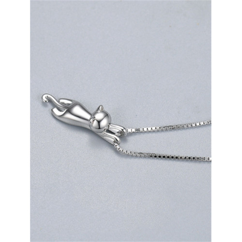 Funny Hanging Cat Pendant Necklace