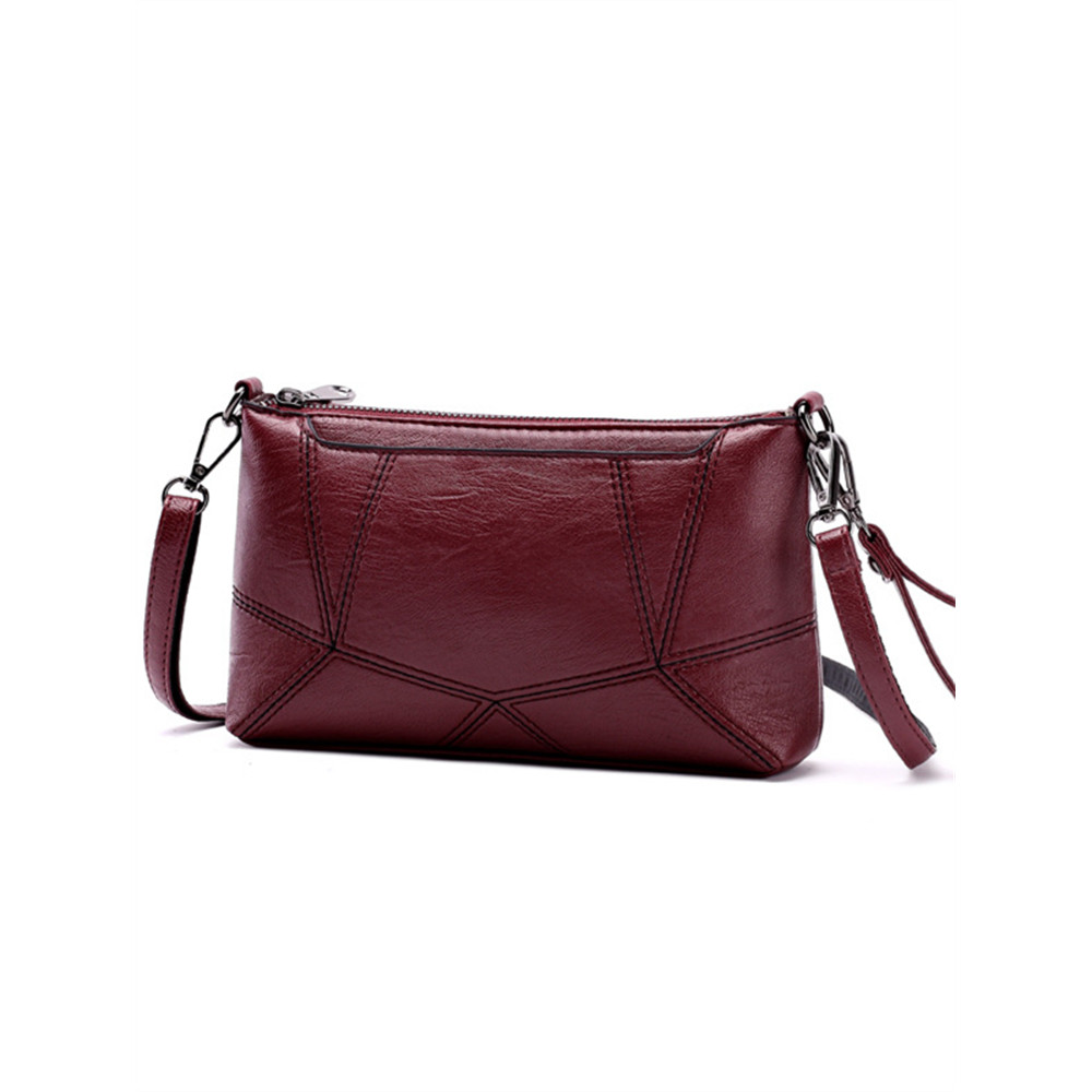 Geometric Patchwork Handbag Crossbody Bag