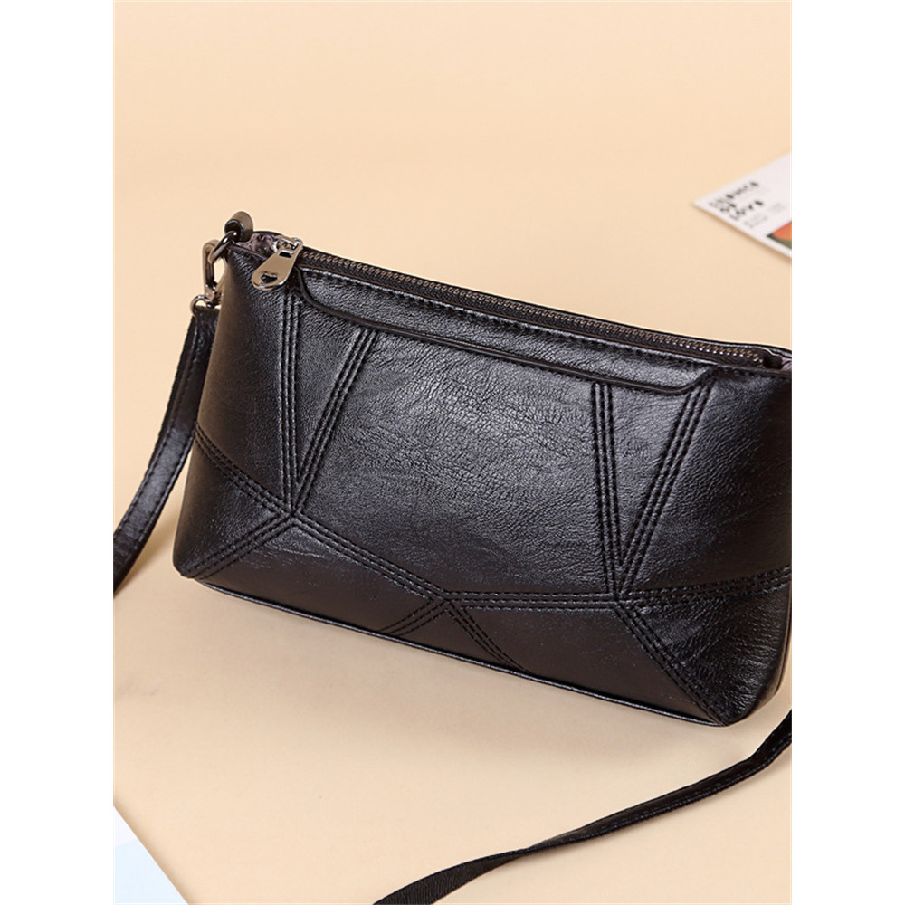 Geometric Patchwork Handbag Crossbody Bag