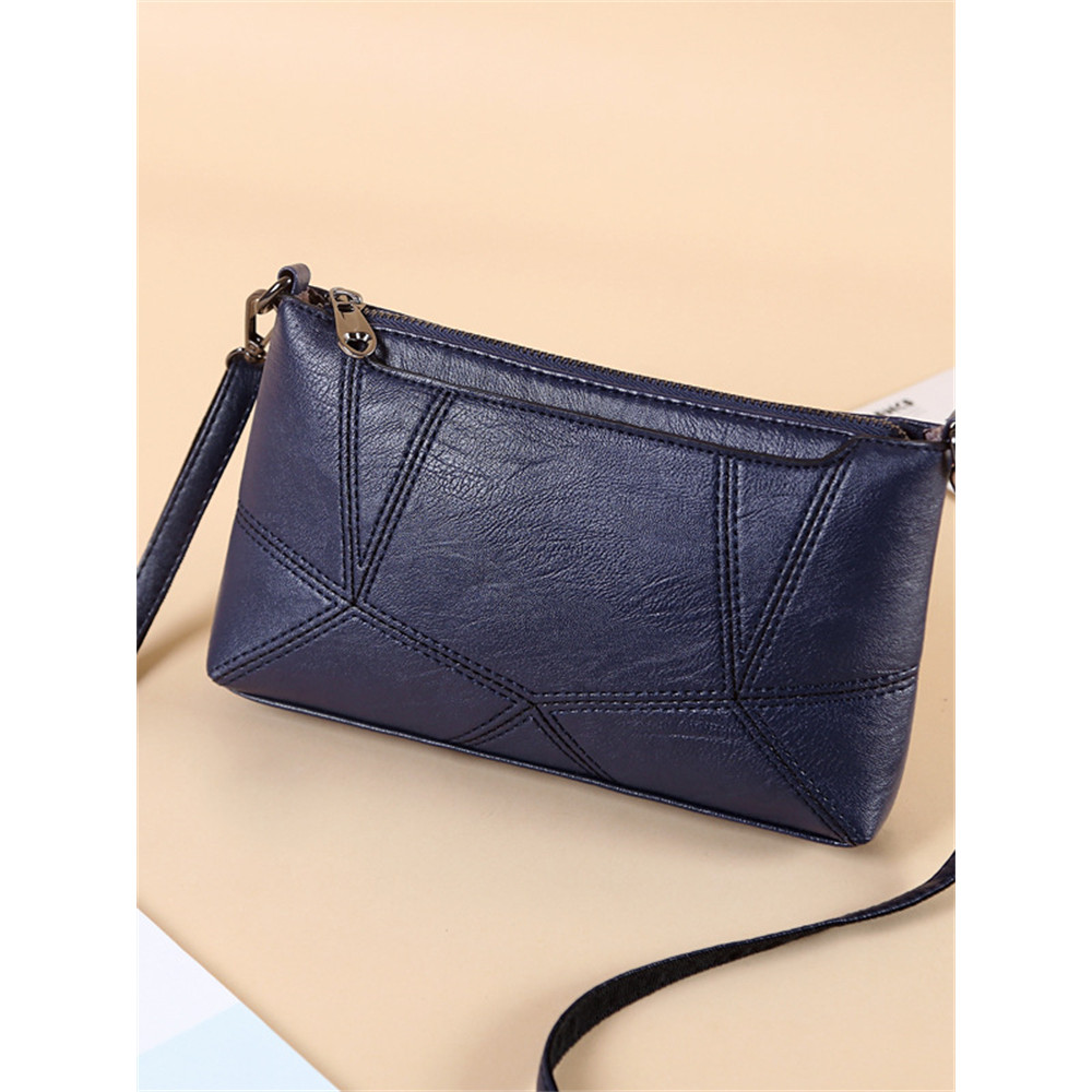 Geometric Patchwork Handbag Crossbody Bag