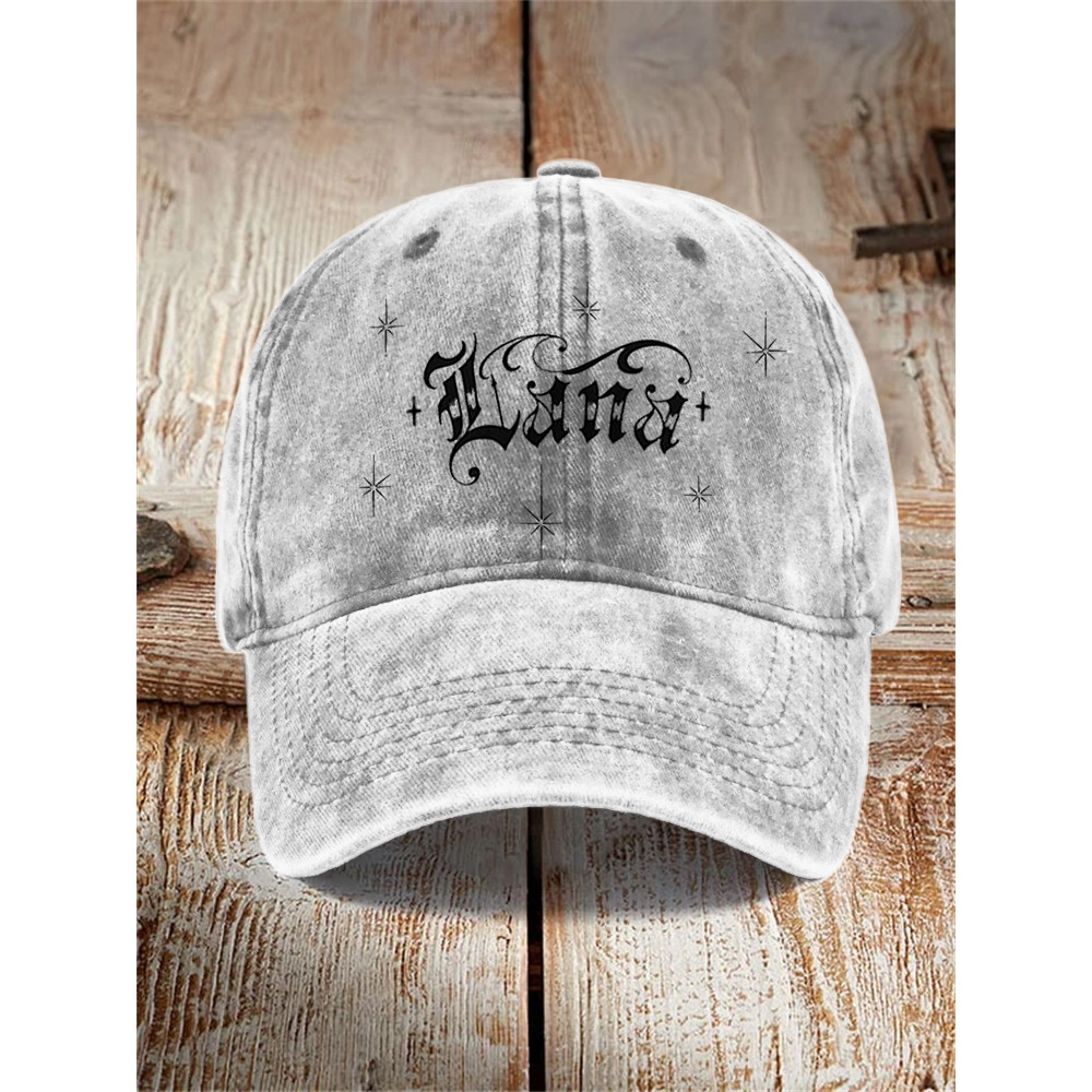 Gothic Graphic Washed Cap