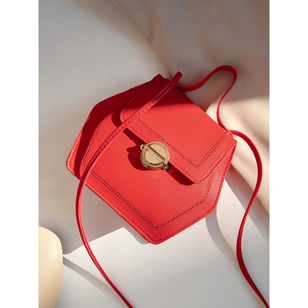 Hexagon Crossbody Shoulder Bag