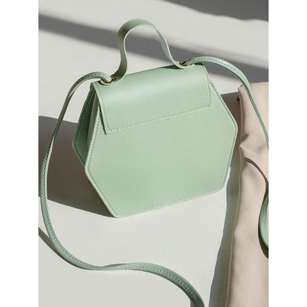 Hexagon Crossbody Shoulder Bag