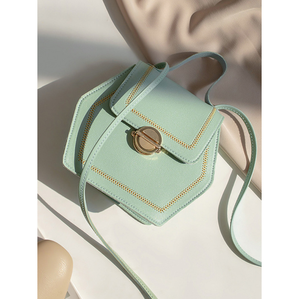 Hexagon Crossbody Shoulder Bag