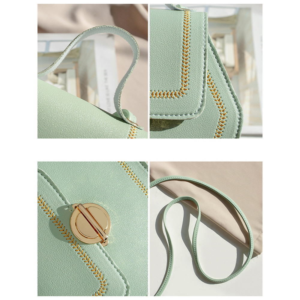 Hexagon Crossbody Shoulder Bag
