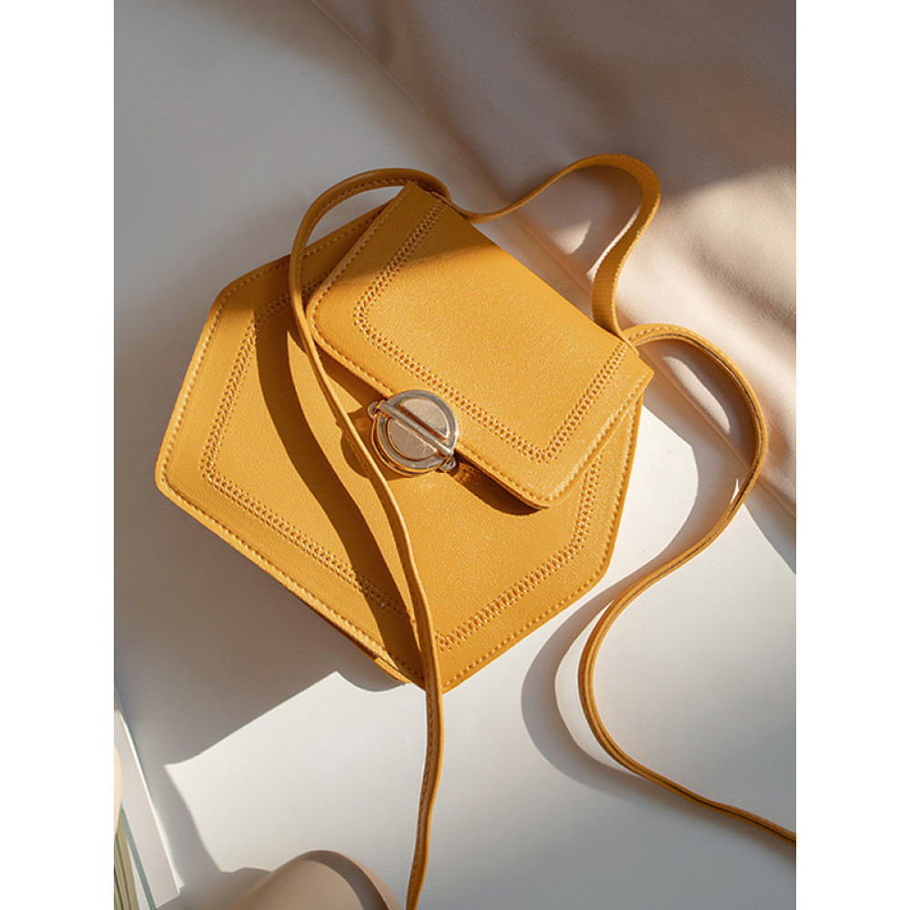 Hexagon Crossbody Shoulder Bag