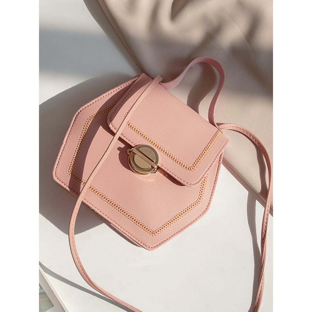 Hexagon Crossbody Shoulder Bag