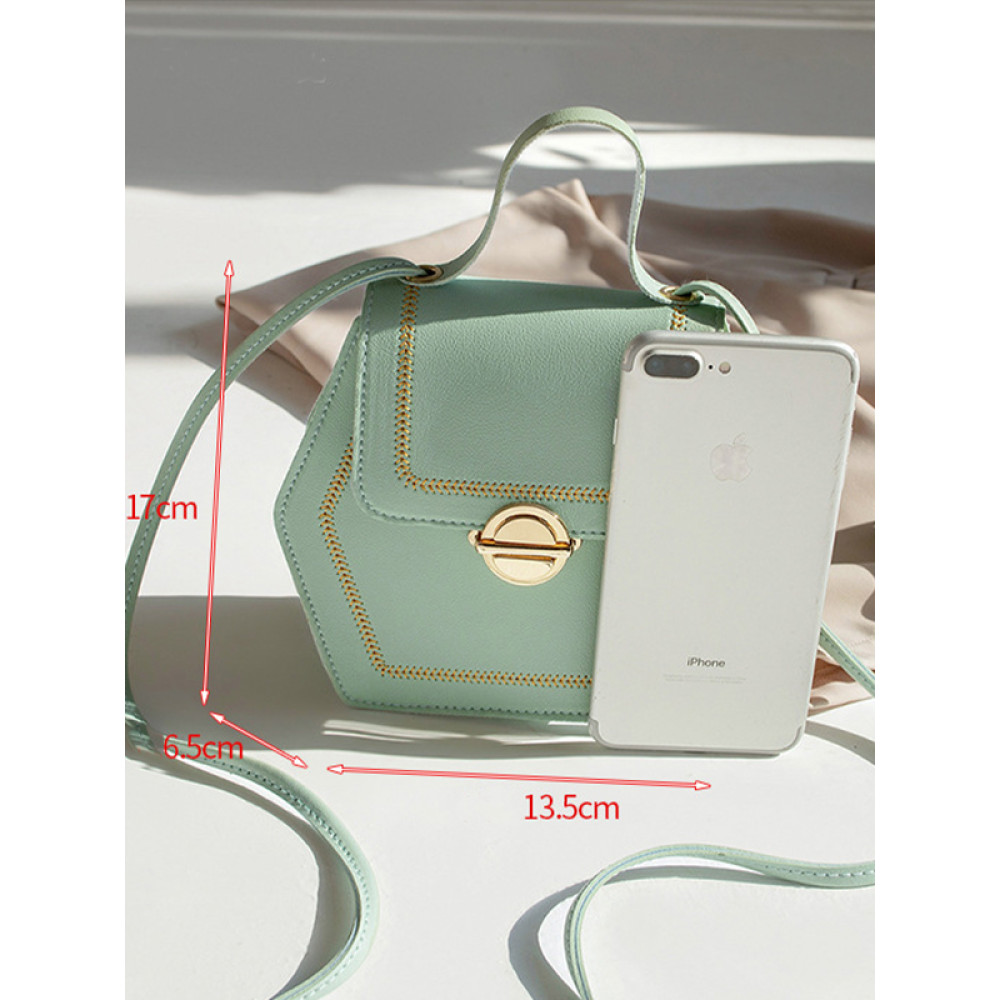 Hexagon Crossbody Shoulder Bag