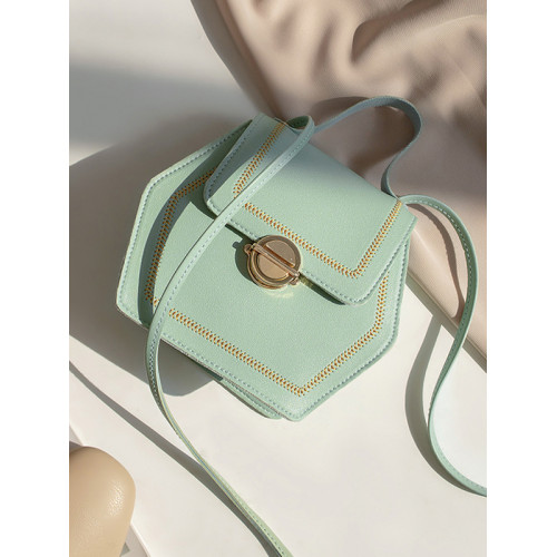 Hexagon Crossbody Shoulder Bag
