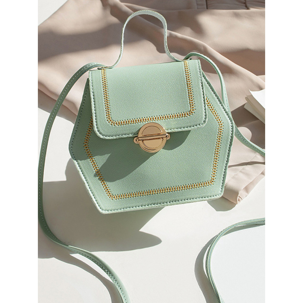 Hexagon Crossbody Shoulder Bag