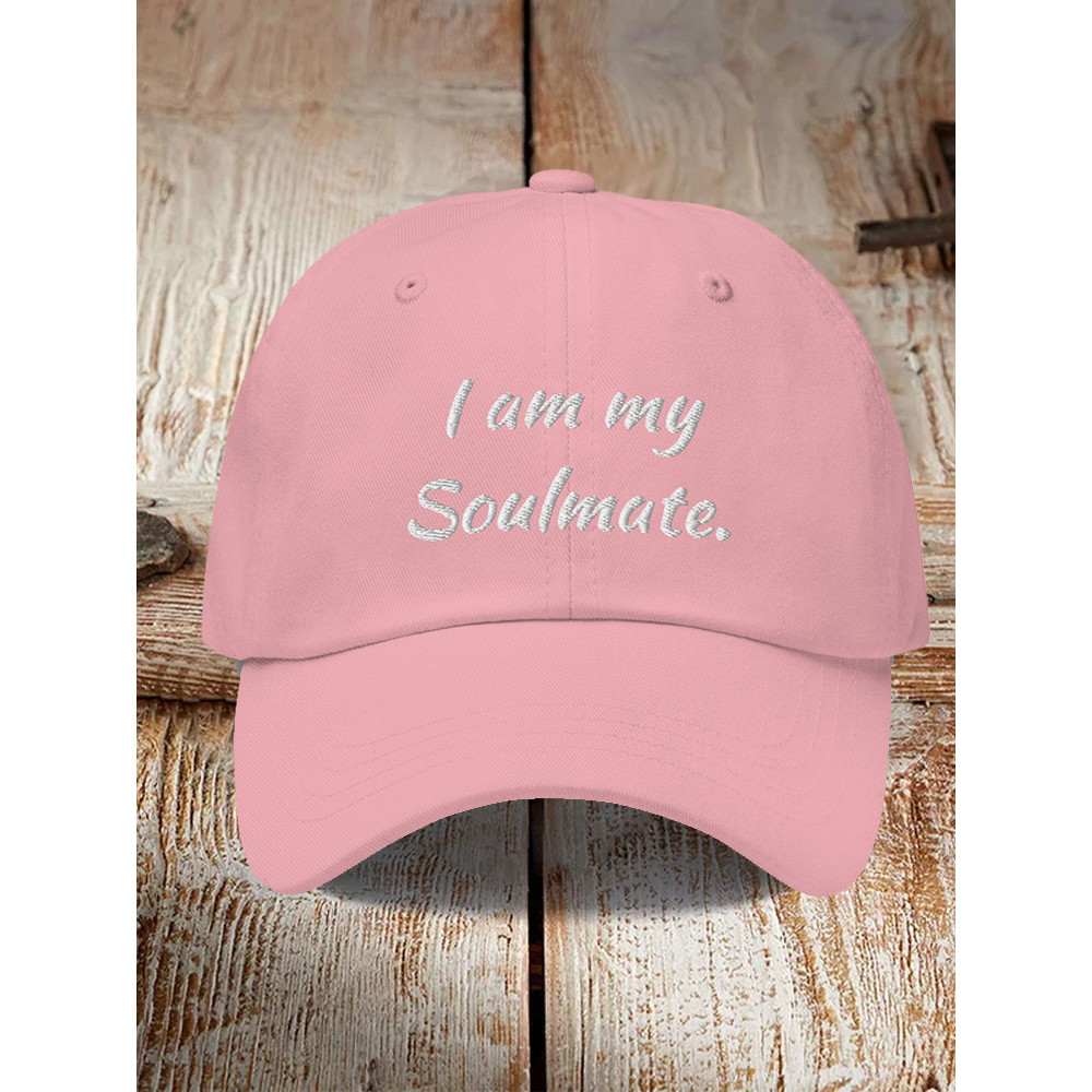 I Am My Soulmate Graphic Baseball Cap