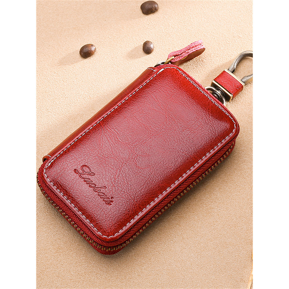 Keys & Card Keeper Utility Leather Mini Bag