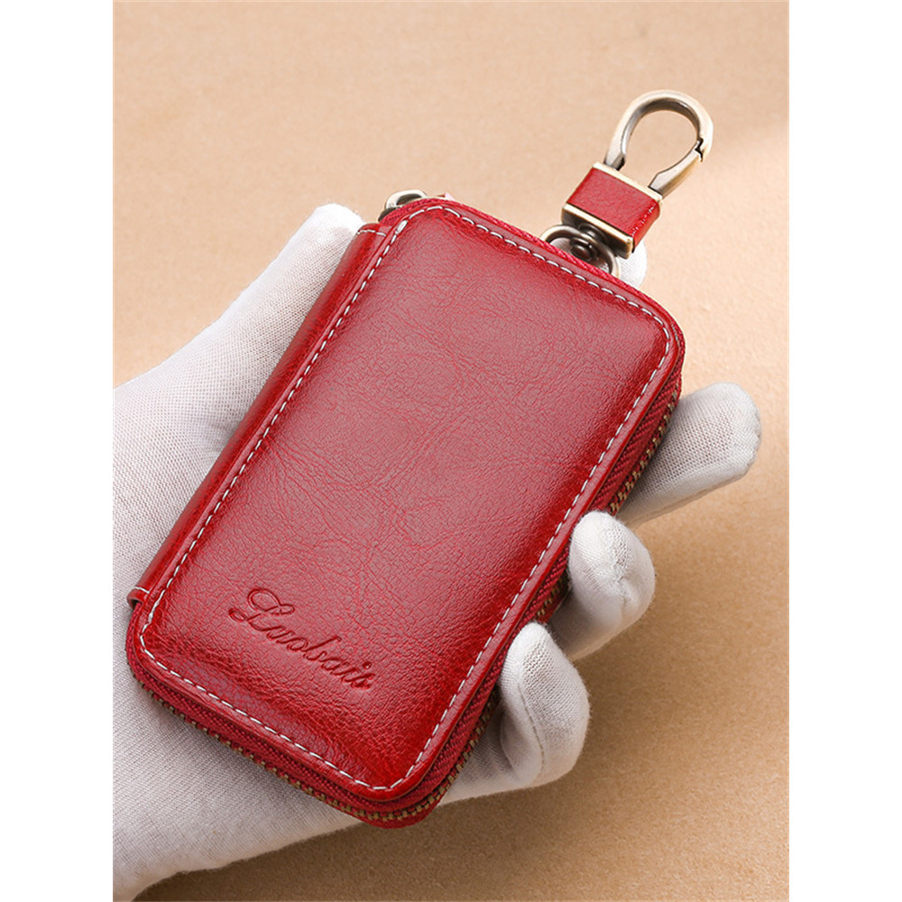 Keys & Card Keeper Utility Leather Mini Bag