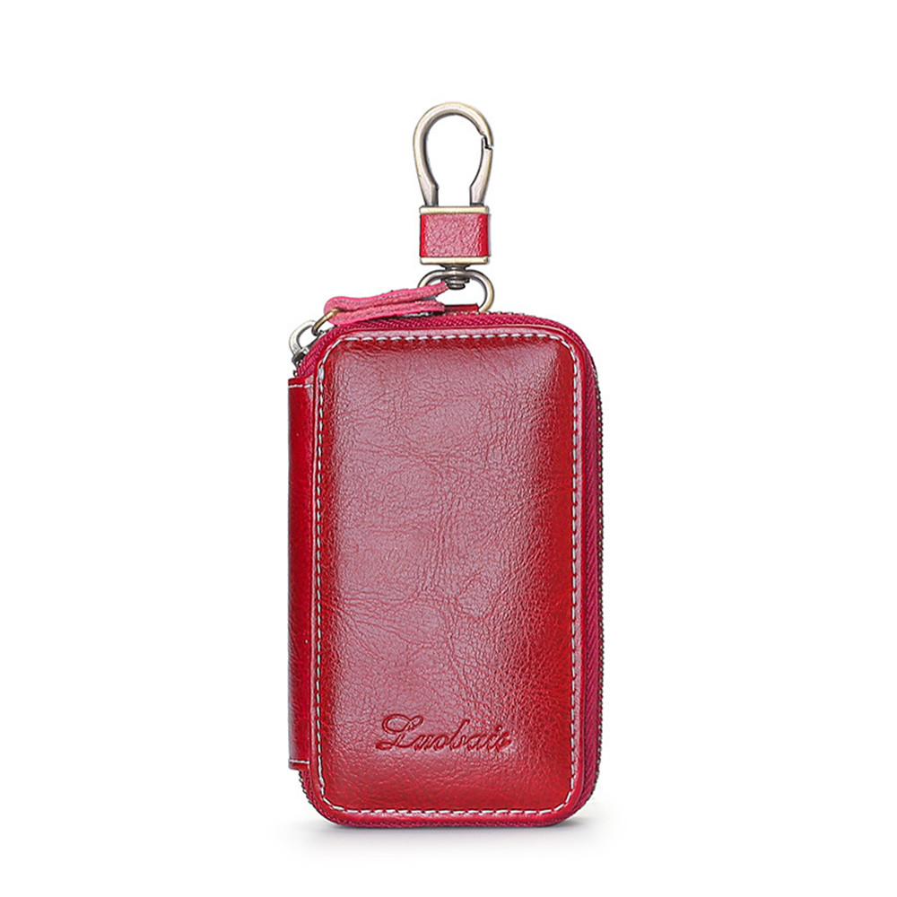 Keys & Card Keeper Utility Leather Mini Bag