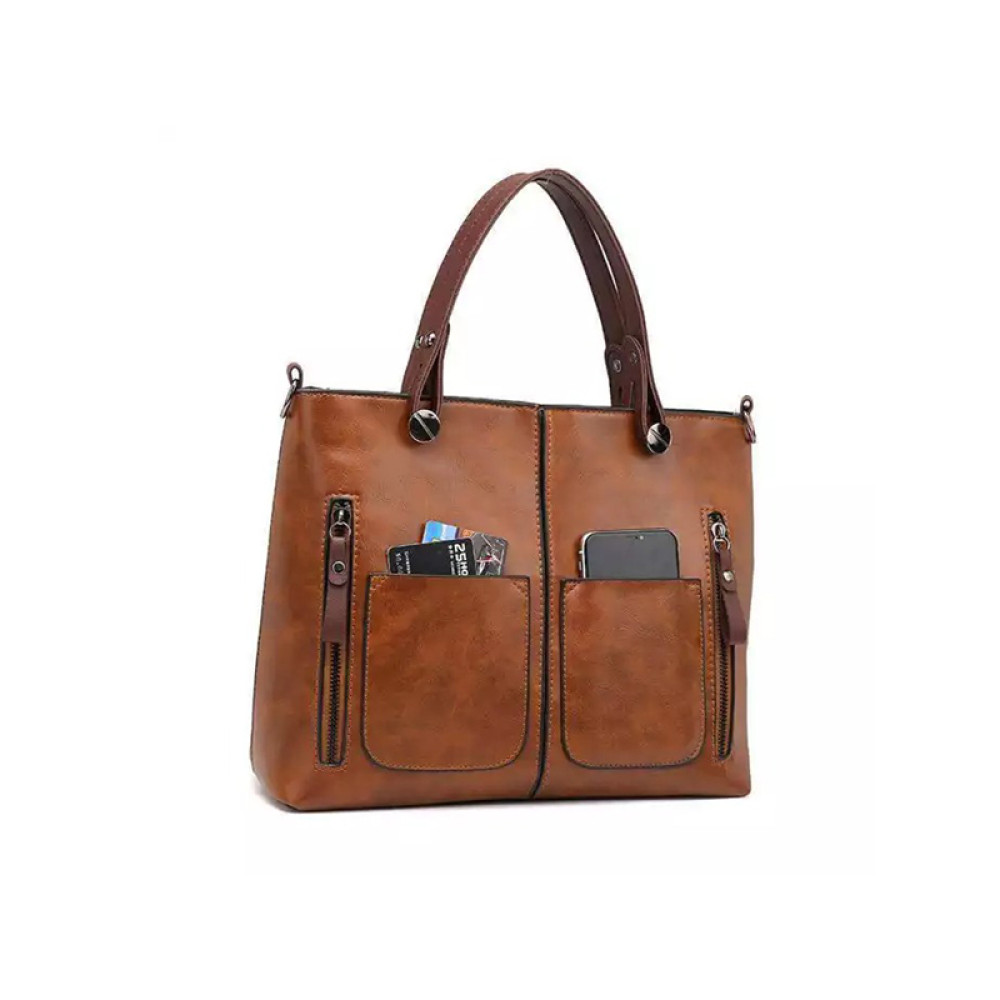 Ladies Vintage Leather Shoulder Bag