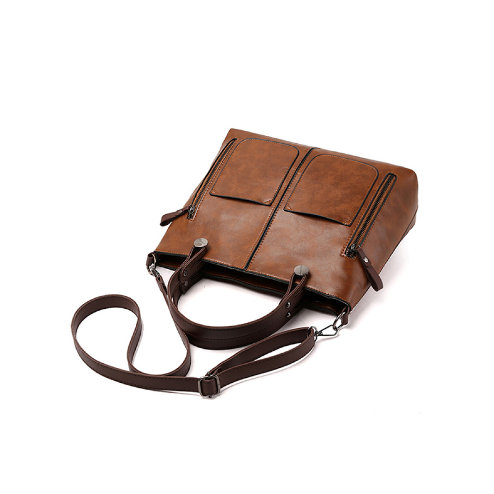 Ladies Vintage Leather Shoulder Bag