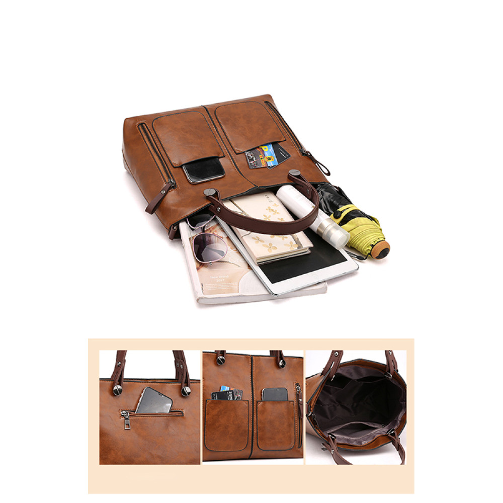 Ladies Vintage Leather Shoulder Bag