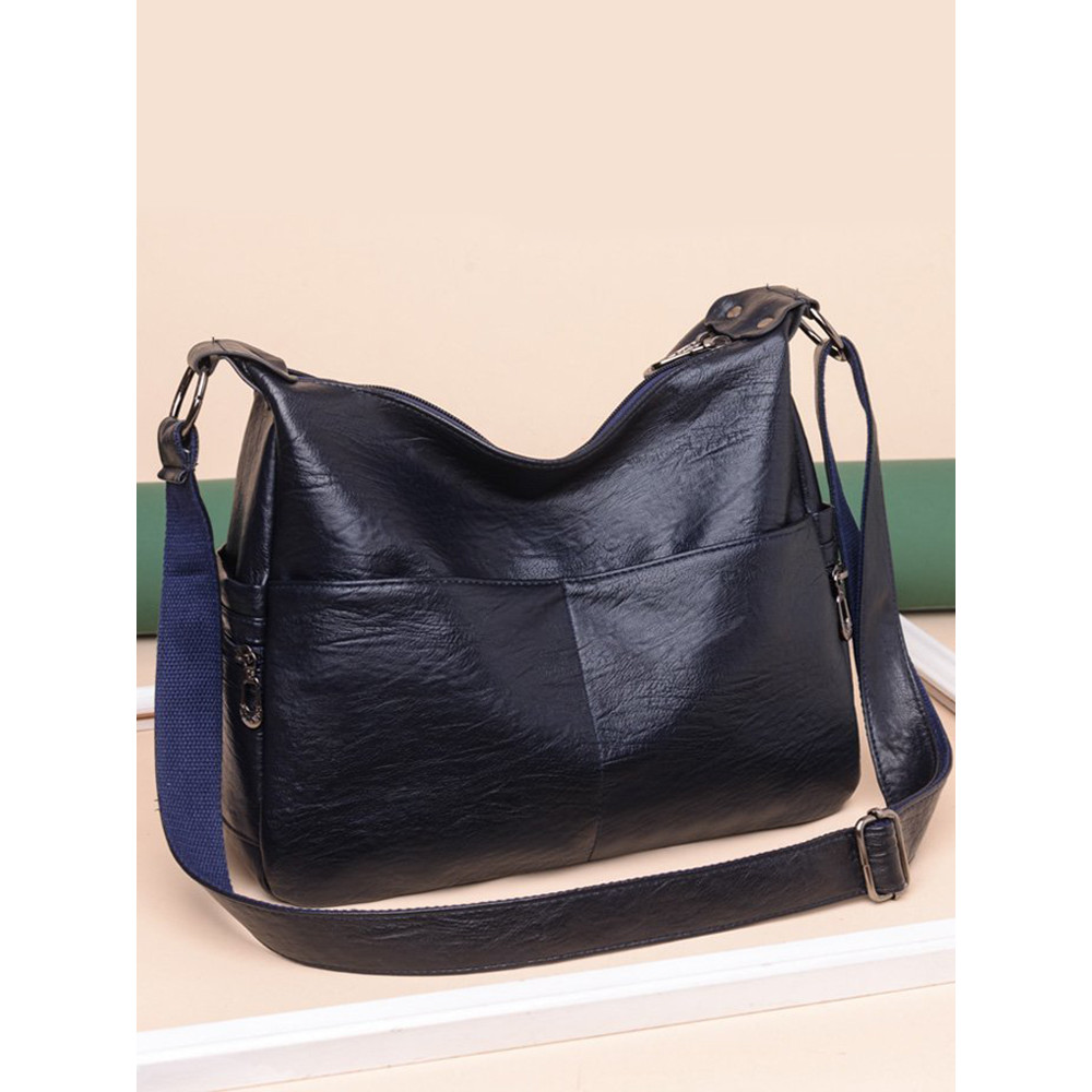 Large Capacity Soft Leather Shoulder Bag