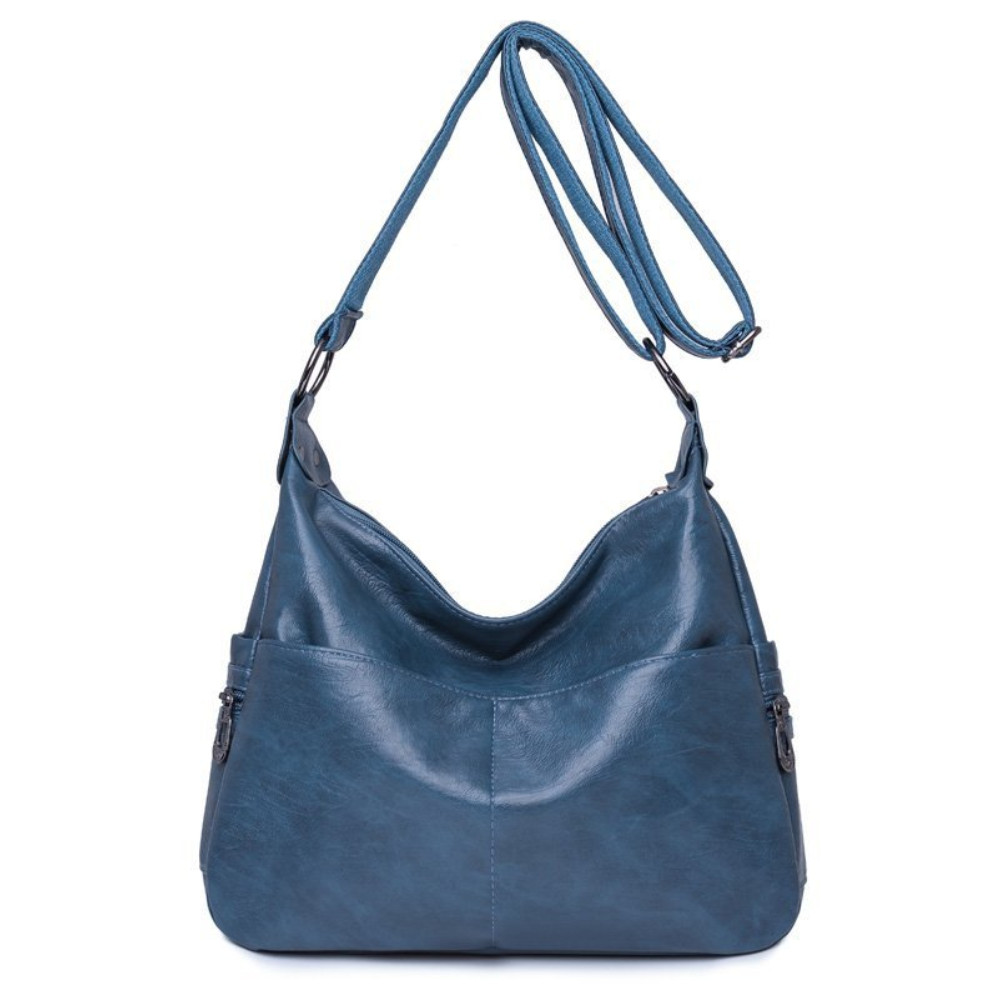 Large Capacity Soft Leather Shoulder Bag