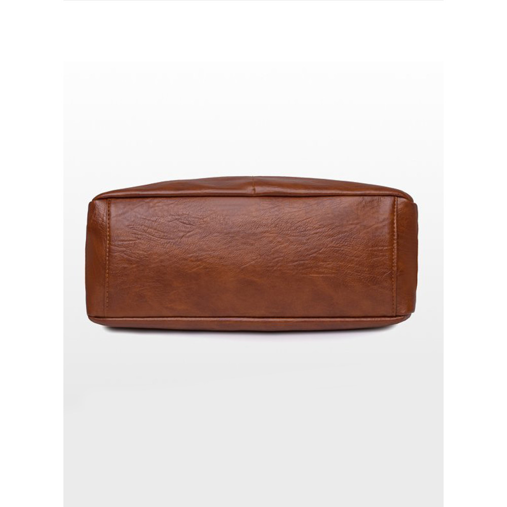 Large Capacity Soft Leather Shoulder Bag