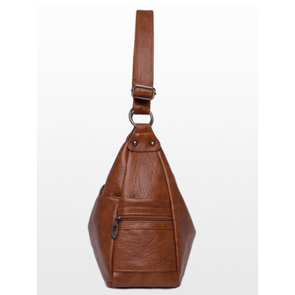 Large Capacity Soft Leather Shoulder Bag