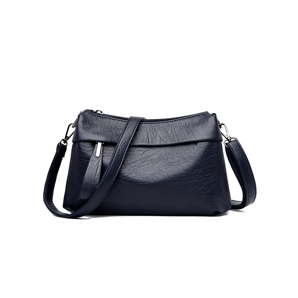 Large capacity Leather Small Square Shoulder Bag