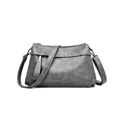 Large capacity Leather Small Square Shoulder Bag