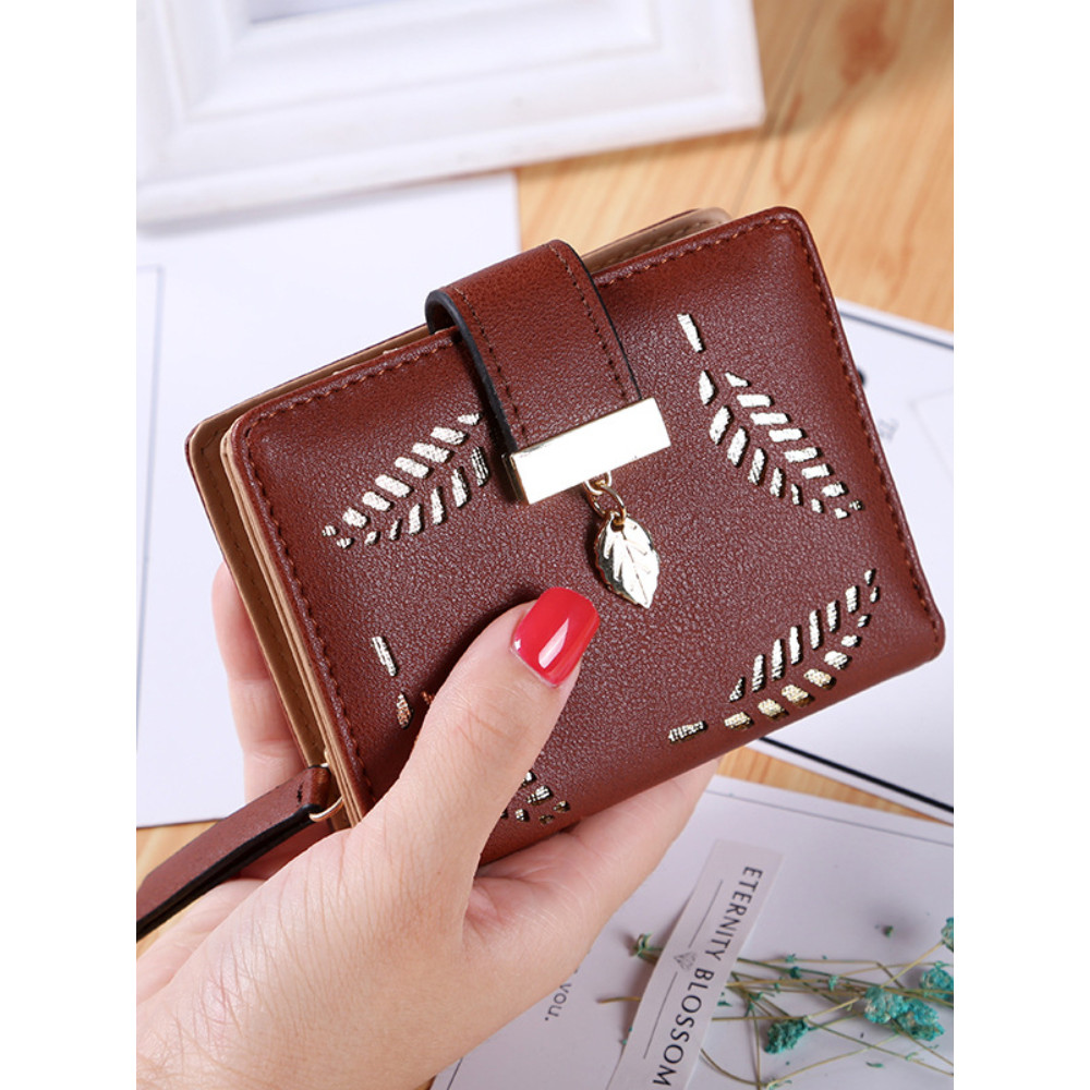 Leaves Hollow Carving Utility Purse