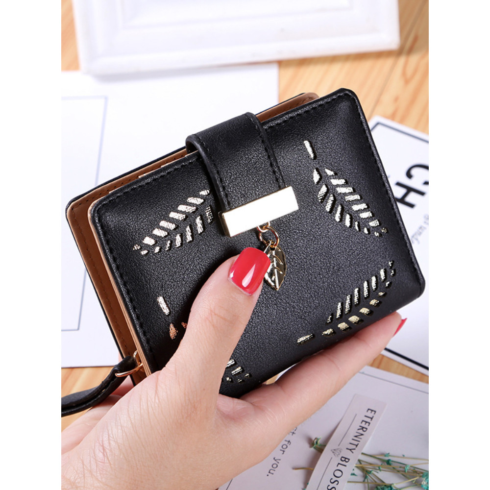 Leaves Hollow Carving Utility Purse