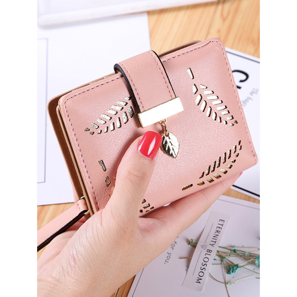 Leaves Hollow Carving Utility Purse