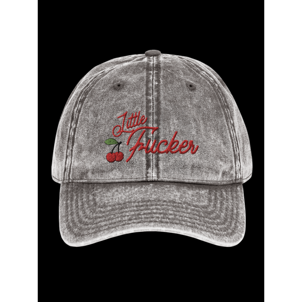 Little Fucker Vintage Cotton Twill Cap