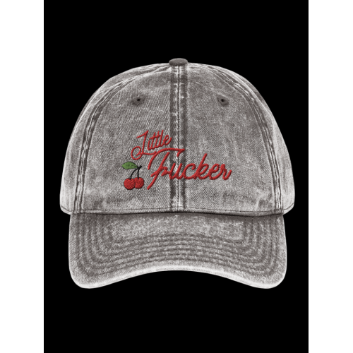 Little Fucker Vintage Cotton Twill Cap
