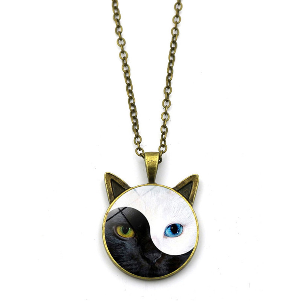 Lovely Cat Tai Chi Necklace