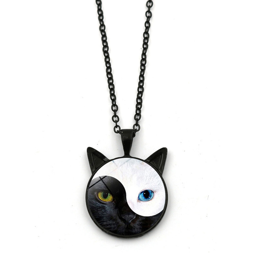 Lovely Cat Tai Chi Necklace