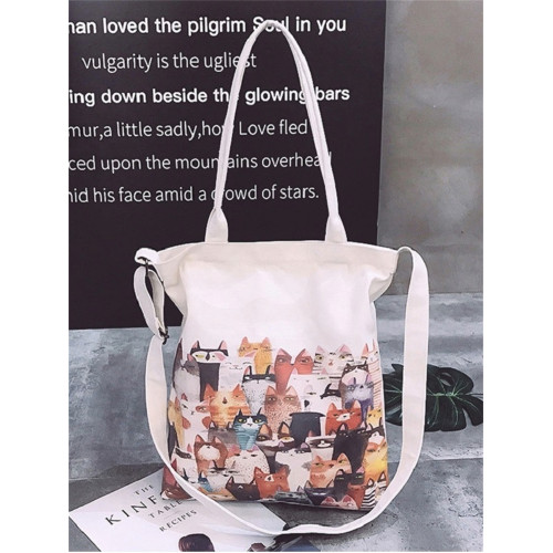 Lovely Crowded Cats Graphic Utility Bag