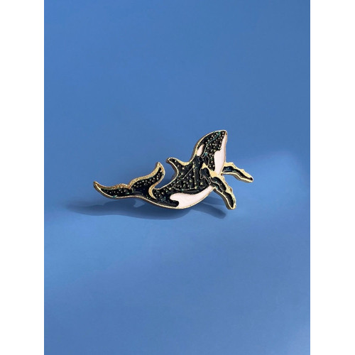 Lovely Starry Whale Brooch