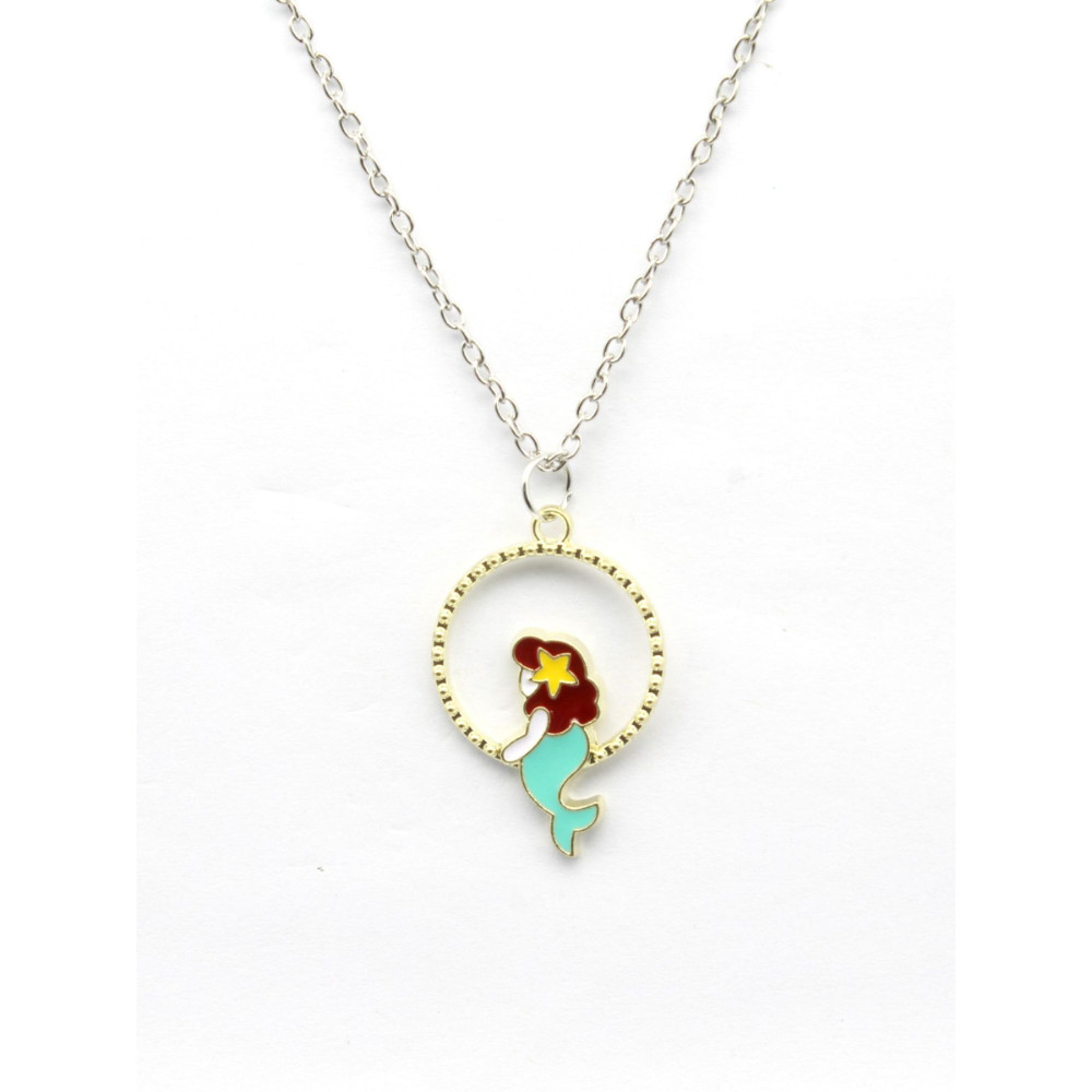 Marine Element Alloy Openwork Pendant Necklace