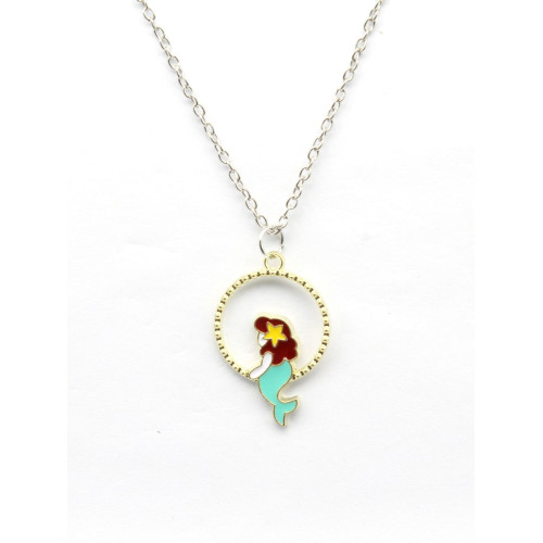 Marine Element Alloy Openwork Pendant Necklace