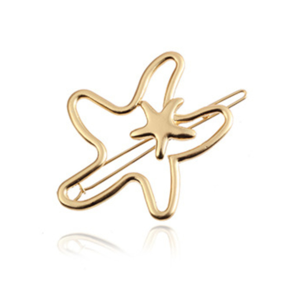 Marine Element Hollow Starfish Hair Clip