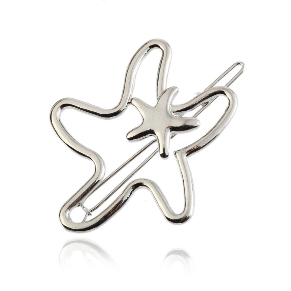 Marine Element Hollow Starfish Hair Clip