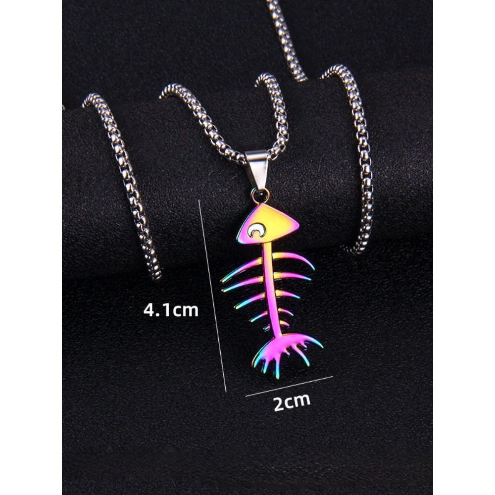 Marine Element Multicolored Pendant Necklace