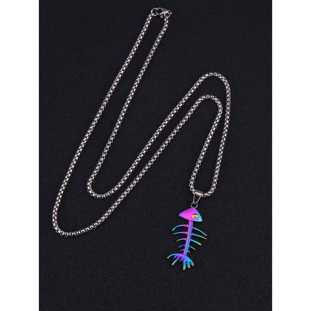 Marine Element Multicolored Pendant Necklace