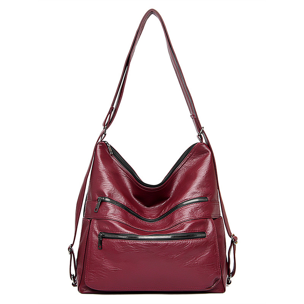 Multi Pocket Adjustable Backpack Shoulder Bag