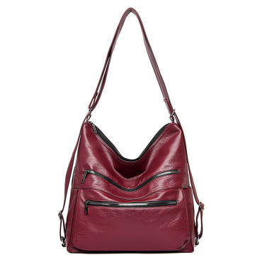 Multi Pocket Adjustable Backpack Shoulder Bag