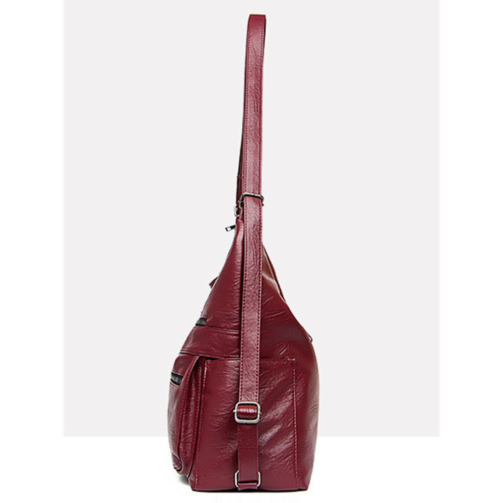 Multi Pocket Adjustable Backpack Shoulder Bag